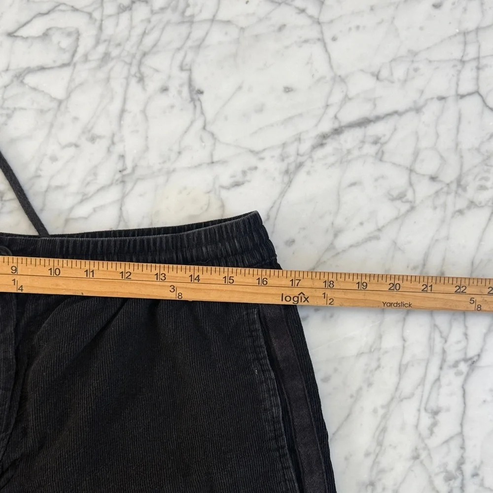 Vintage Globe Skate Brand Y2K Men’s Sz S Black Drawstring Corduroy Shorts